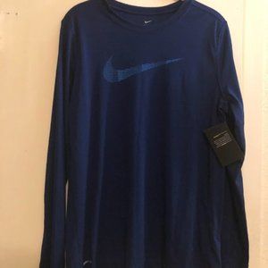 Nike Youth DriFit Long Sleeve Shirt NWT
